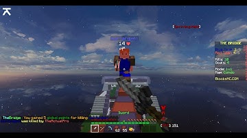 POV: You combo a player with 10,000 points in blocksmc (TheBridge)