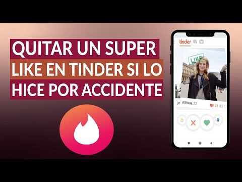 ¿Cómo quitar un Super Like en TINDER si lo hice por accidente? - Marcha atrás