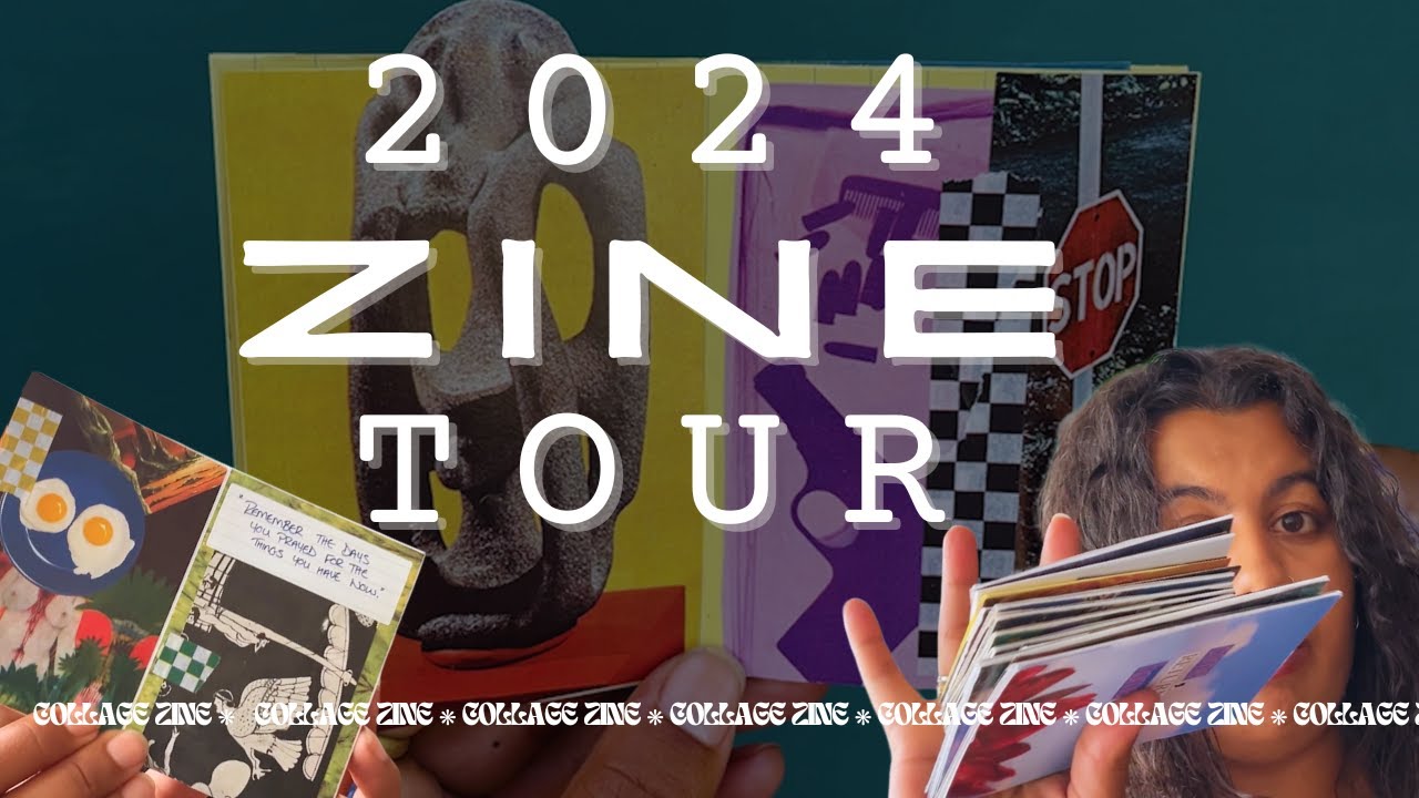 i made 15 zines in 2024 (zine tour) ꩜ a year of cultivating art practices