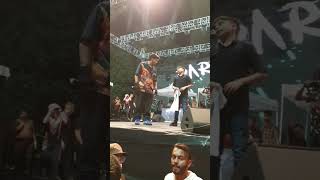 Paradox asks security to bring this child on stage! Security says no, paradox signs his tshirt