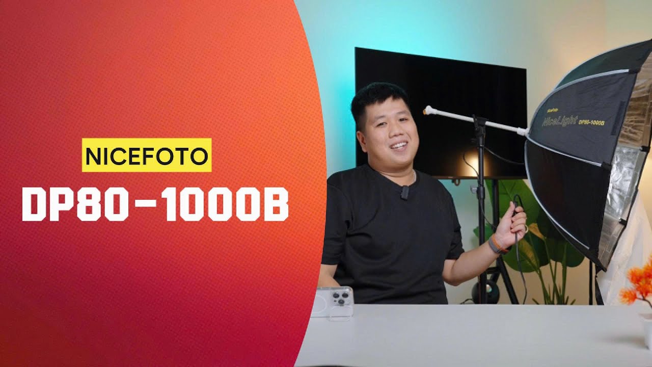 REVIEW NICEFOTO DP80-1000B OCTAGONAL DP | SOFTBOX DÙ DỄ DÙNG, ÁNH SÁNG ĐẸP