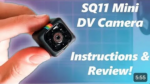 SQ11 Mini DV Camera Setup, Review,Instructions and Sample Footage!