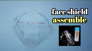Paano mag-assemble ng face shield (heng de)