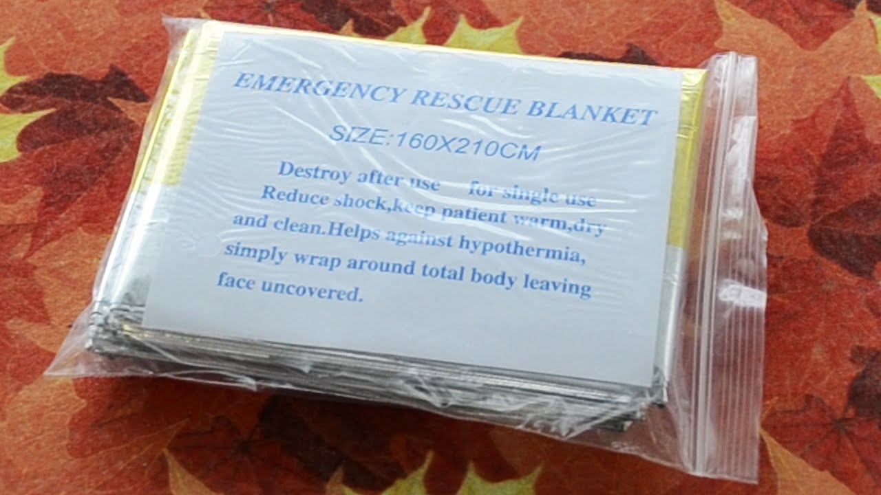 Emergency Blanket YouTube
