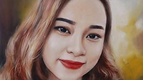 OIL PAINTING | Vẽ chân dung sơn dầu từ ảnh selfie | Cách vẽ chân dung bằng sơn dầu.
