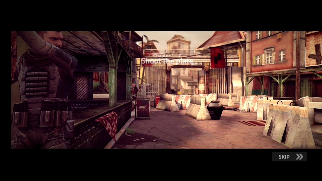 Cover fire Android game play | Shoot The Plate | stage 1-7 | 