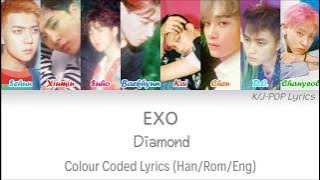 EXO (엑소) - Diamond (다이아몬드) Colour Coded Lyrics (Han/Rom/Eng)