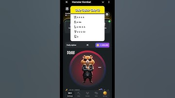 Hamster Kombat Daily Cipher Morse Code Today | July 8