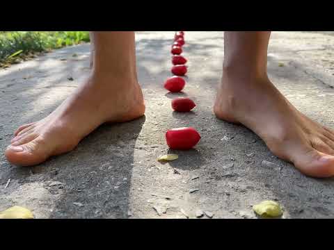 1, 2, 3, go!!! Barefoot only!!!