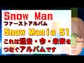 SnowManファーストアルバム『Snow Mania S1』発売！～見て聞いて、泣きました。～これは古参、新規すべてのファンが思い出を作るアルバム！～過去・今・未来を繋ぐアルバム