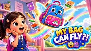 🎒✨ The Flying School Bag | A Magical Adventure of Kindness | Kids Cartoon Story