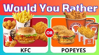 Would You Rather? FOOD Edition| Quiz Camp