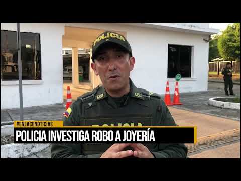 Policía investiga robo a joyería