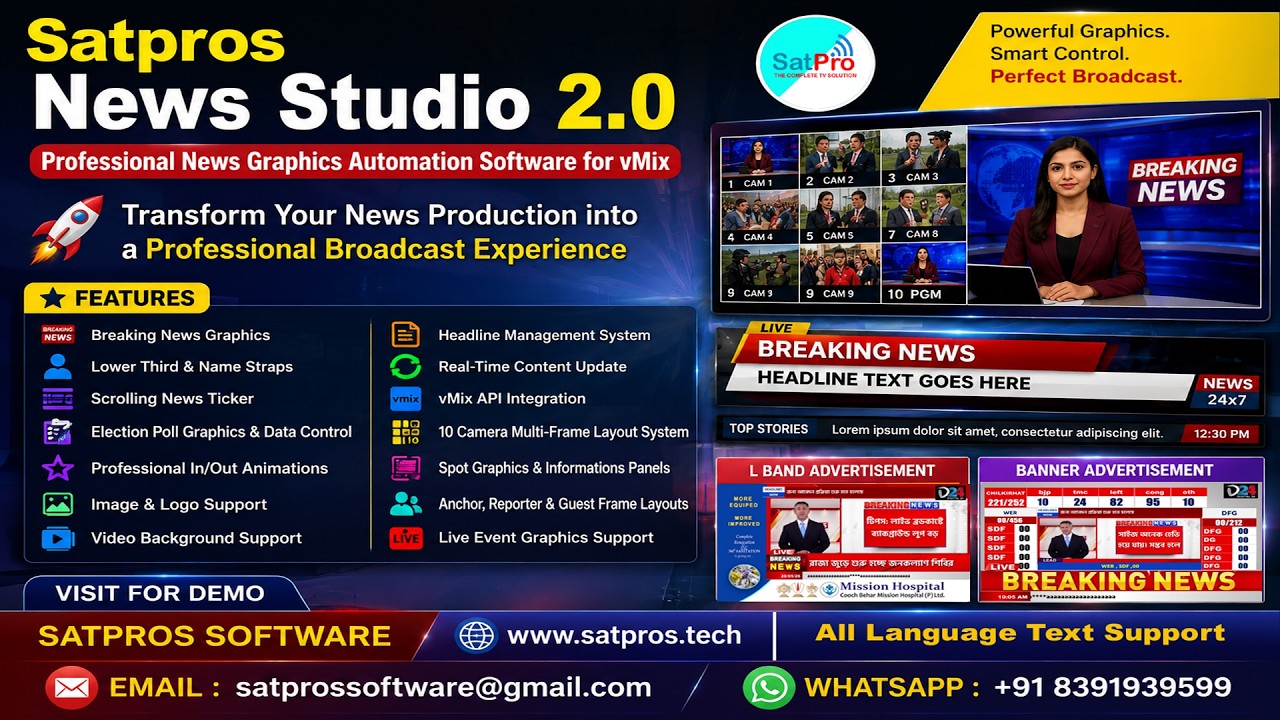 Satpros News Studio 2.0 Tutorial