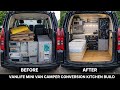 BEFORE AND AFTER LOW COST, NO BUILD 2002 HONDA ODYSSEY MINI VAN CAMPER CONVERSION.