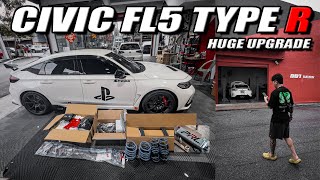 CIVIC TYPE R FL5 / EP9  UPGRADE PRL INTERCOOLER, GRUPPEM INTAKE,   CUSCO BAR AND REMAP