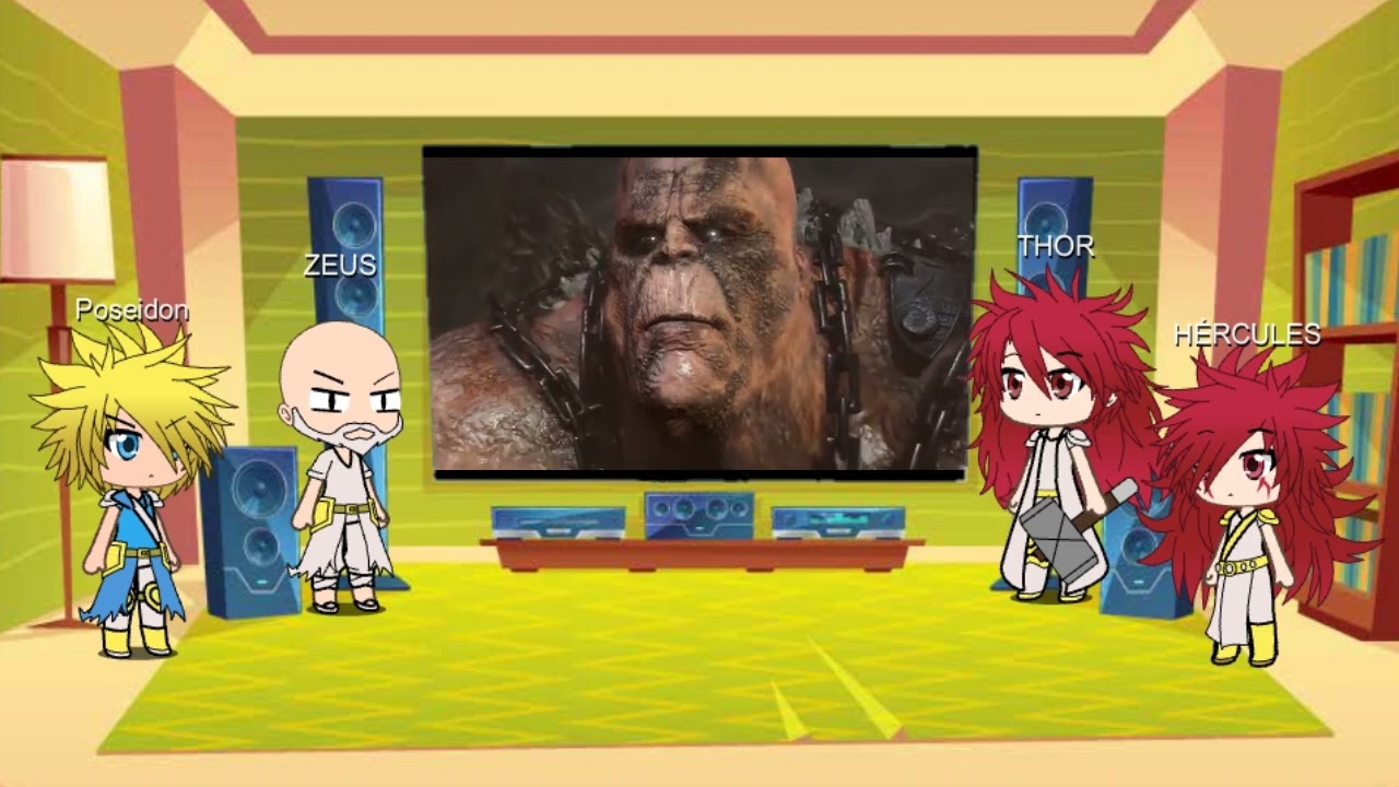 Deuses reagindo a suas mortes (God of War){Gacha Life}