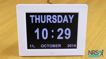 Dual Display Day Clock For Dementia Care Review