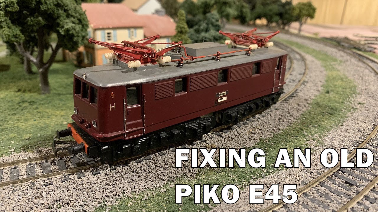 Fixing and Remotoring a Piko E45 Electric - YouTube