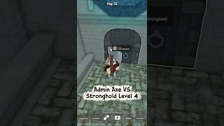 Admin Axe Vs Stronghold Level 4 In 99 Nights In The Forest Roblox