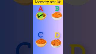 memory test chelenge 🤔