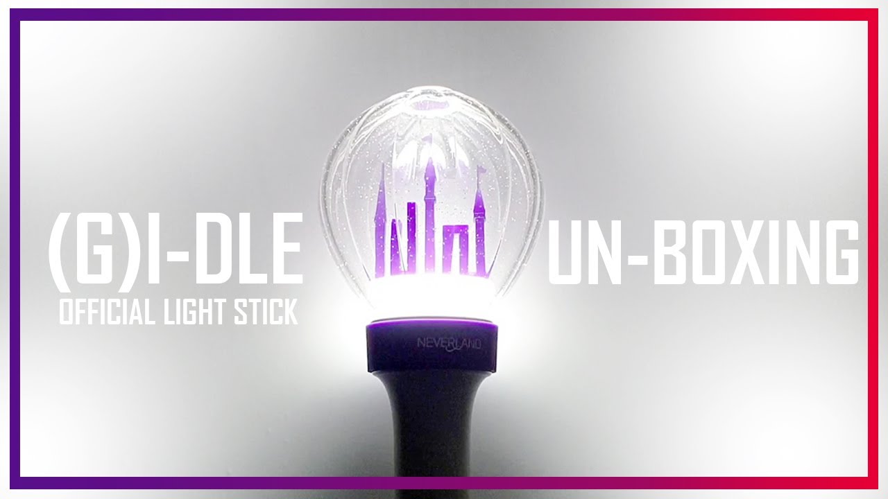 (G)I-DLE OFFICIAL LIGHTSTICK UNBOXING REVIEW - MINISTAR (ENG CC)