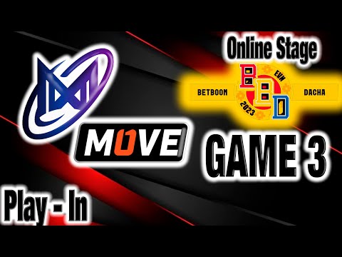 Nigma Galaxy(NG) VS One Move(OM) - GAME 3 - Play In Qualifiers - Betboom Dacha - Highlights DOTA 2