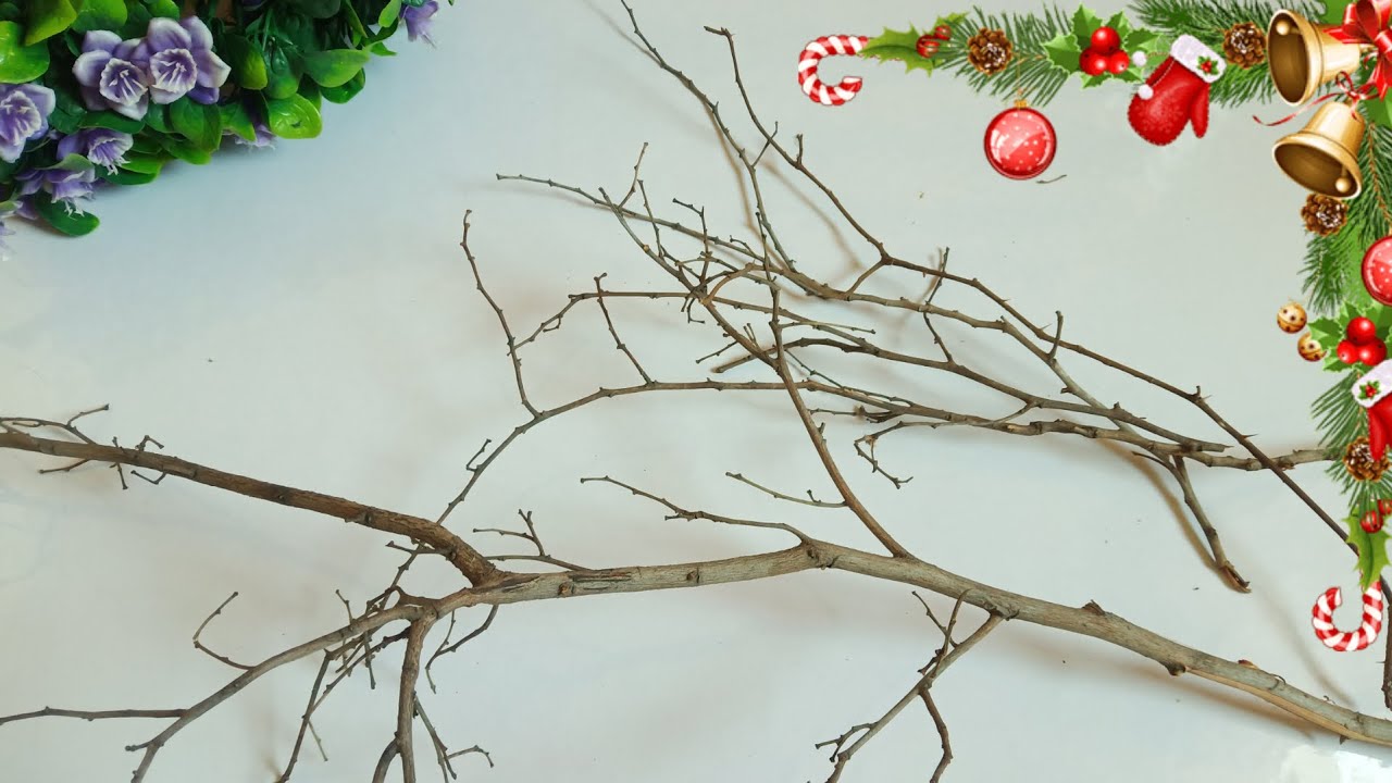 Christmas Tree branches decoration ideas Christmas decorations DIY