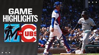 Marlins vs. Cubs Game Highlights (4\/21\/24) | MLB Highlights