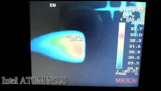Thermal Imaging of an AMD APU