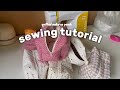 DIY make-up bag sewing tutorial - beginner sewing project - quilted pouch sew along