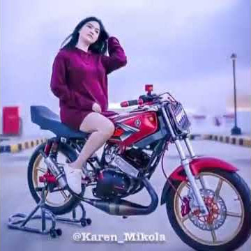 story cewek cantik naik rx king