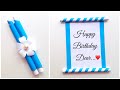 Easy & Beautiful Birthday Greeting Card Idea • Handmade Birthday Card • birthday card for bestfriend