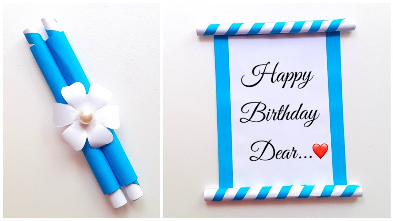 Easy & Beautiful Birthday Greeting Card Idea • Handmade Birthday