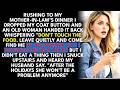 Late For My Mother-In-Law's Dinner, A Strange Old Woman Slipped Me A Note. She Said: "Don't Eat T...
