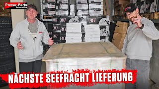 Bremsscheiben und mehr - die nächste Seefracht-Lieferung | Power-Parts Automotive