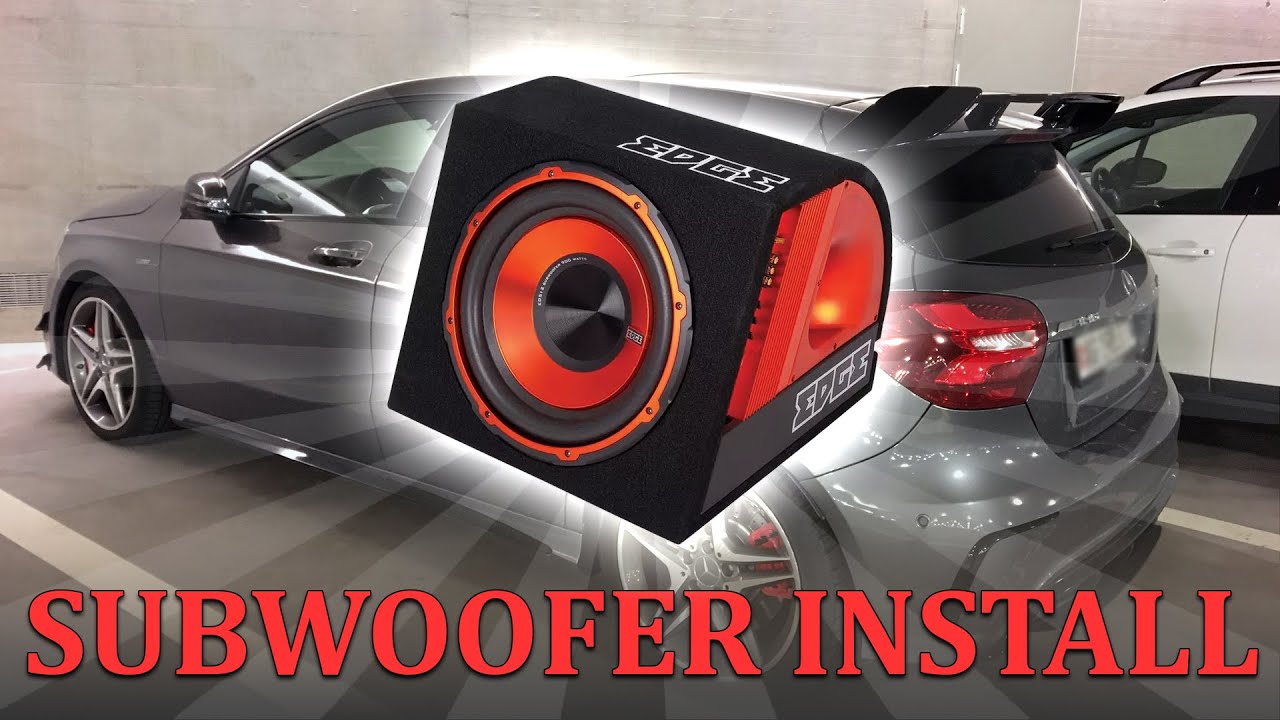 Mercedes A Class How To Install Sub Youtube Mercedes A Class How To Install Sub Youtube