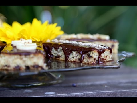 How to make Banana Chocolate Chip Cake Bars Easy Recipe by Heghineh