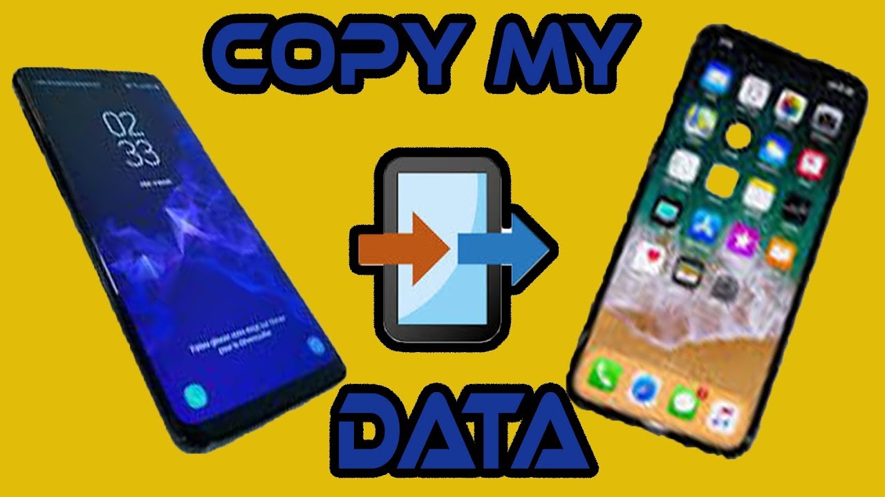 Copy My Data Comment Copier Contacts Photos Vidéos De Android Vers iOs Et Vice Versa Gratuitement