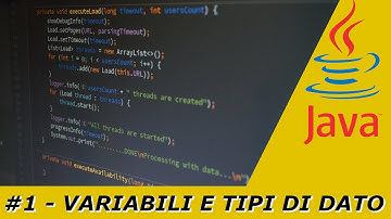 #1 Java - Variabili e tipi di dato
