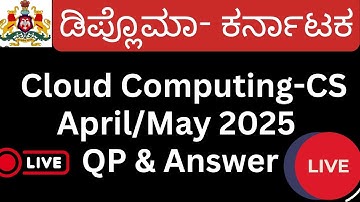 Cloud computing April May 2025 QP and answer|Cloud computing April May 2025 passing package