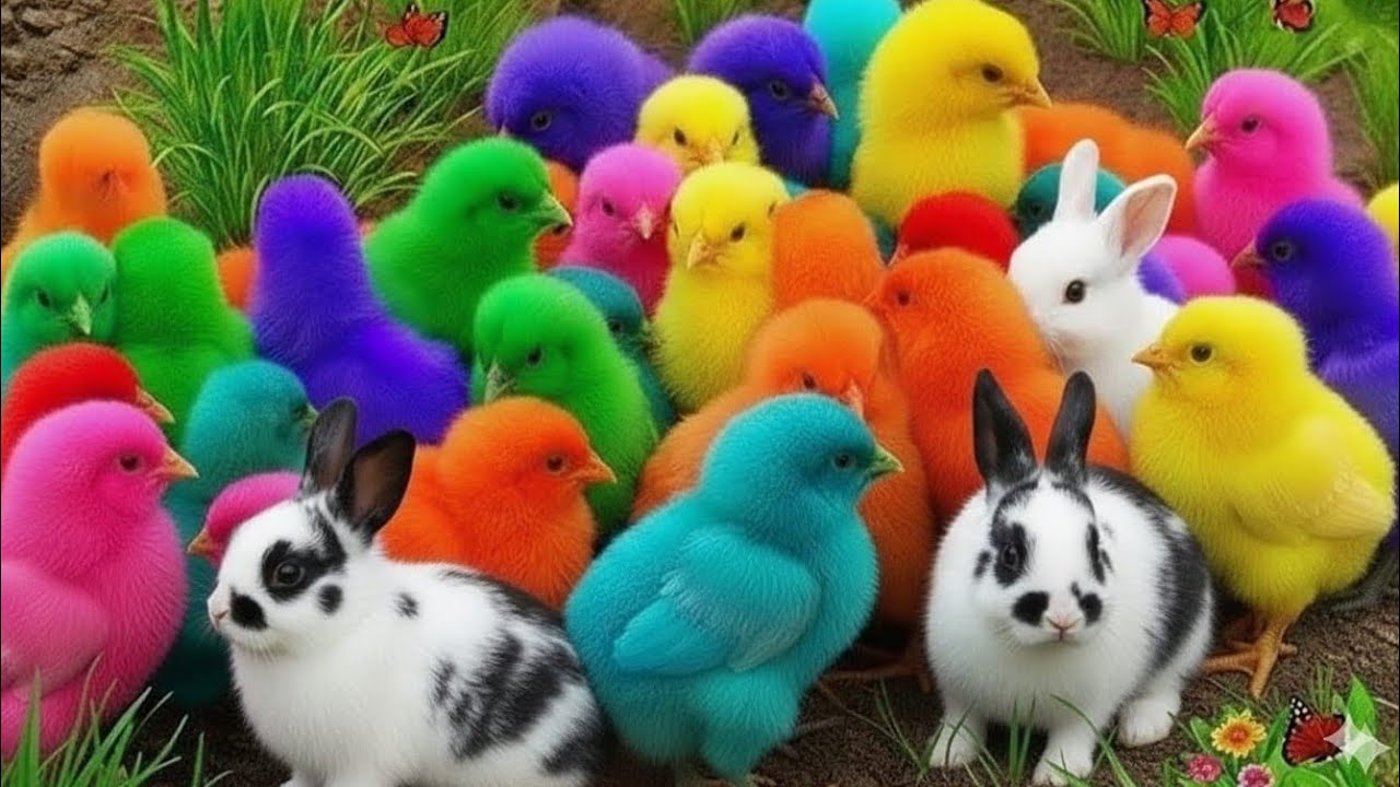 Tangkap Ayam Lucu, Ayam Warna Warni, Ayam Rainbow Gokil, Kelinci, Kucing Lucu, Bebek, Hewan Lucu