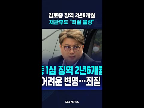 김호중 1심 징역 2년6개월…재판부도 &amp;quot;죄질 불량&amp;quot;  #shorts