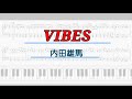 〘ピアノ楽譜〙VIBES /内田雄馬