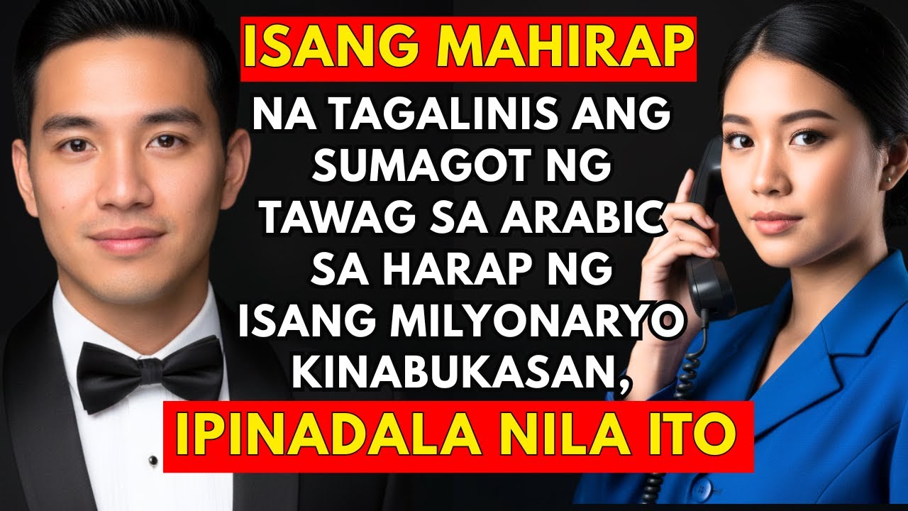 MAHIRAP NA TAGALINIS SUMAGOT NG TAWAG SA ARABIC SA HARAP NG MILYONARYO—KINABUKASAN…