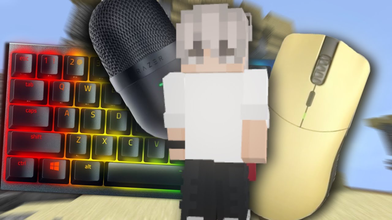 Smooth Keyboard+Mouse Sounds ASMR l Hypixel Bedwars