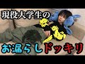 【ドッキリ】寝てる間に19歳におねしょドッキリしたらwww