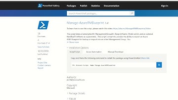 Import/Export of AzureBlueprints using Manage-AzureRMBlueprint PowerShell Script