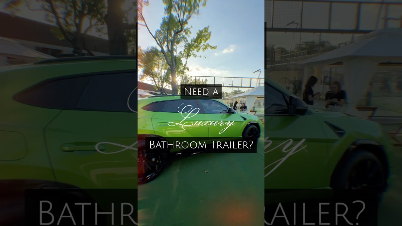 Luxury Mobile Bathroom Trailer