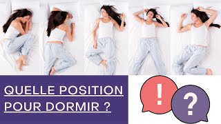 Quelle position pour dormir quand on a mal au dos ?